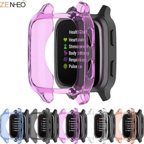 TPU Flexible Case for Garmin Venu SQ Shell Full Protector High Quality Bumper Thin Lightweight Shockproof Cover Accessories