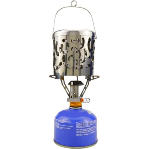 Outdoor Portable Gases Heater Stoves Heating Cover Mini Heater Cap Stainless Steel Gas Oven Burner Camping Stove Accessories