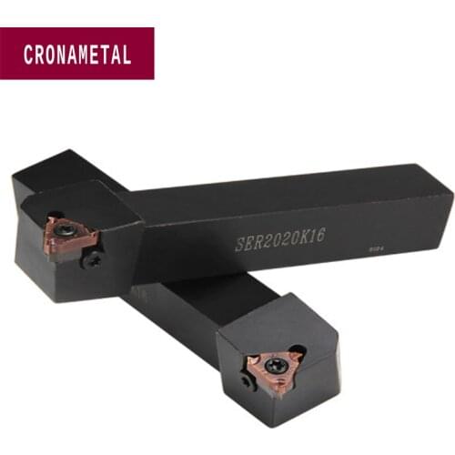 CRONAMETAL External Right/Left Hand Threading holder Lathe Turning Tool Holder SER1616H16/SEL2525M16
