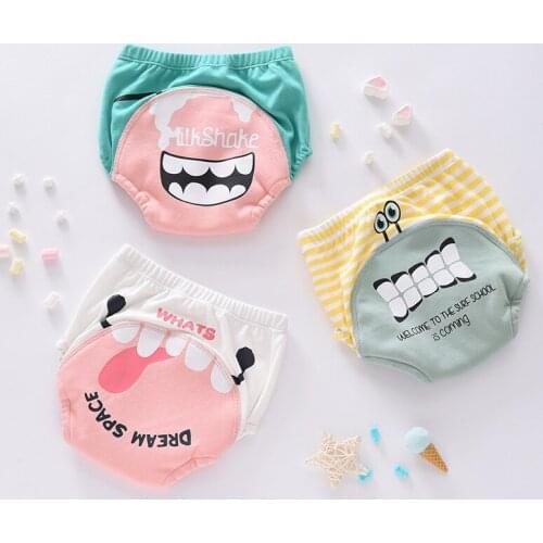 Waterproof Toilet Training Pants Absorbent Gauze Learning Pants Cloth Diaper Nappy Reusable Washable Adjustable