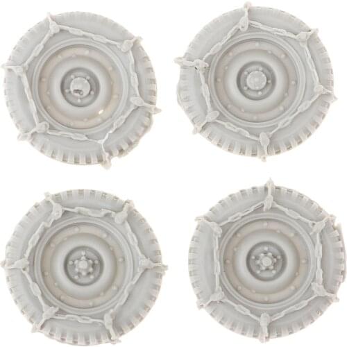 1:35 Resin Figures Soldier Snow Tire World War II Scenery Layout Accessories