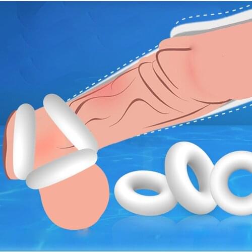 3Pcs/set Penis Ring Cock Ring Delay Ejaculation Foreskin Corrector Sex Toys for Men Erection Penis Enlargement Sex Porducts