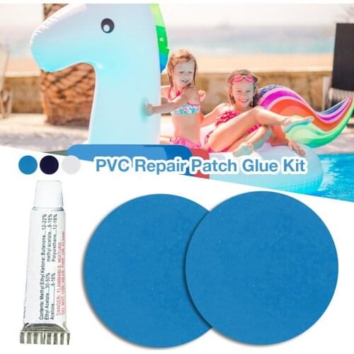 3PCS/Set PVC Repair Patch Glue Kit High-quality Waterproof Repair Kit for Inflatable Boat Swimming Ring