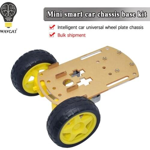 WAVGAT mart car chassis Tracing car The robot car chassis With code disc tachometer for Arduino