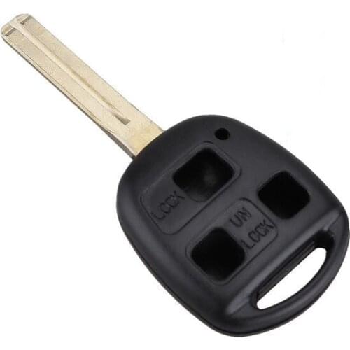 3 Buttons Remote Key Shell Case For Lexus GS400 GS430 GS470 LS400 LS430 With TOY48 Uncut Short Blade Fob Key Cover 5PCS/lot