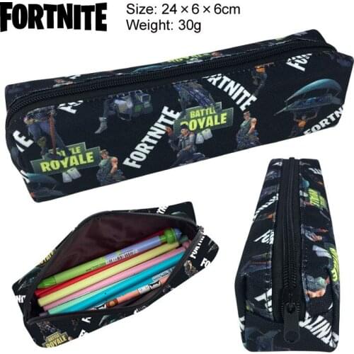 Fortniteed Pencilcase School Pen Case Supplies Pencil Bag School Box Pencils Pouch Stationery Multi-function Flip Stationery Bag