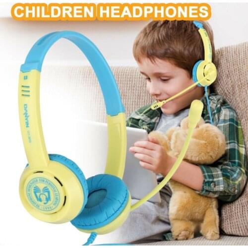 Kids 3.5mm Wired Headphones Gaming Headset With Mic Professional Gamer 7.1 Surround Foldable Earphones For PS3 PS4 PC 4 Colors