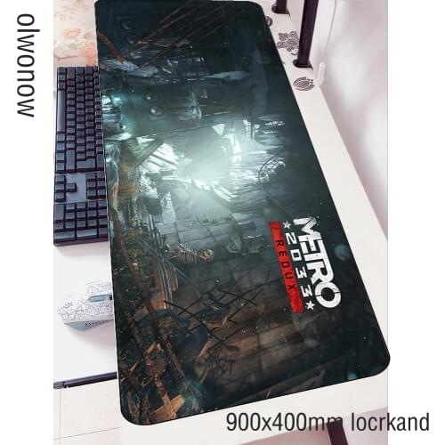 Metro 2033 padmouse 900x400x3mm gaming mousepad game Christmas mouse pad gamer computer desk Colourful mat notbook mousemat pc