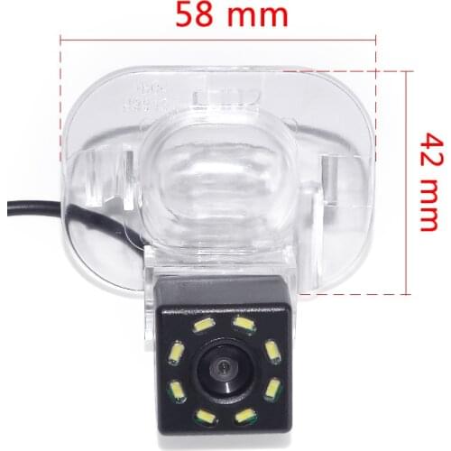 Winnida Car CCD 8LED Night Vision Reverse Parking Waterproof Rear View Camera For Hyundai Verna Solaris Sedan For Kia Forte