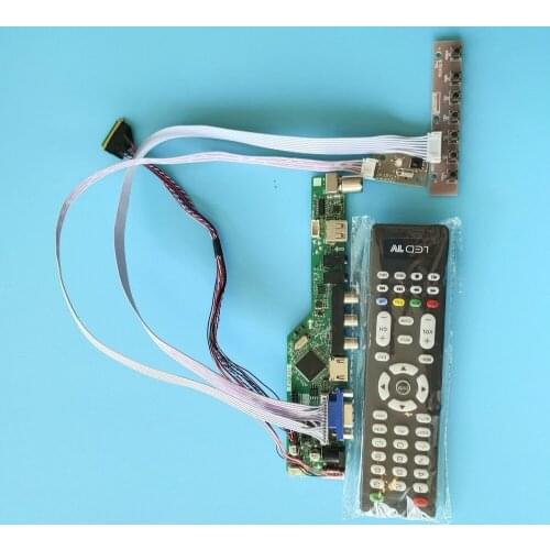 Kit for LTN156KT02-301/C01/101 40pin AV LVDS Remote TV HDMI Display VGA 1600x900 Controller Doard LCD USB Panel LED Screen Audio
