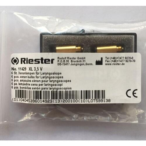 Original Riester 11429 3.5v laryngoscopes bulb,xenon bulbs for laryngoscopes