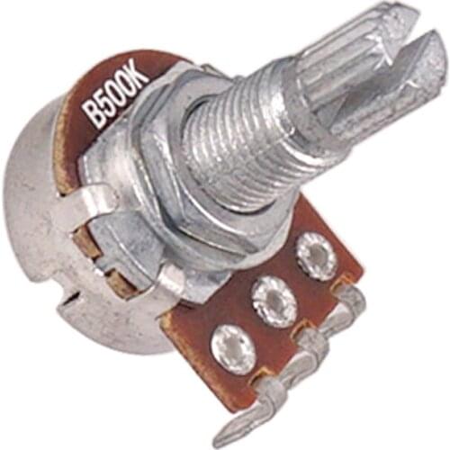 MagiDeal Guitar Potentiometer Audio Pots A500K B500K & Volume Tone Cap Parts