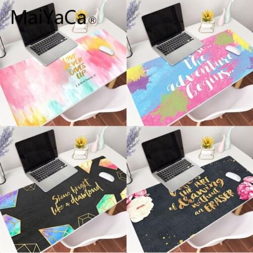MaiYaCa Luxury Elegant Wallpaper for Desktop Girly mouse pad Gaming Accessories Mousepad Mouse Mat Keyboard xxl Mouse Pad Game