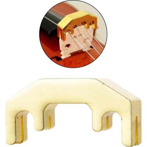 Metal 4/4 3/4 1/2 Acoustic Electric Violin Violin Mute Practice Claw Silencer Fiddle Silent Training Accessories Tools