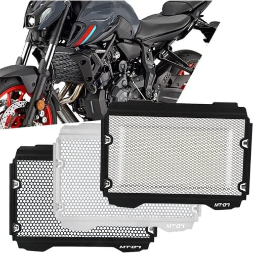 Motorcycle MT07 FZ07 2021 Aluminum Radiator Grille Grill Guard Cover Protector For YAMAHA MT FZ 07 MT-07 FZ-07 2021 Accessories
