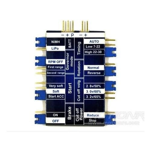 ZTW Beatles/Mantis Slim Series Brushless ESC Programming Card Brake setting Governor mode PWM/Switching