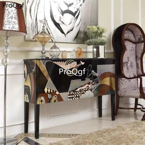 Prodgf 1Pcs A Set South Africa Series Corner Console Table