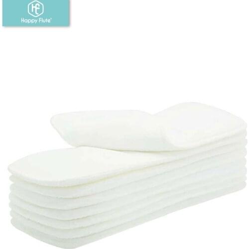 Drop shipping! happyflute Washable reuseable Baby Cloth Diapers Nappy inserts microfiber 3 layers