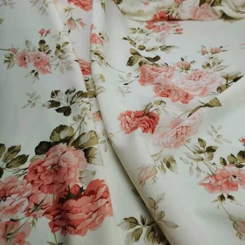 Chiffon fabric Direct sales of new polyester fabric Huayao Zou printed fabric fashion shirt fabric Floral printed chiffon