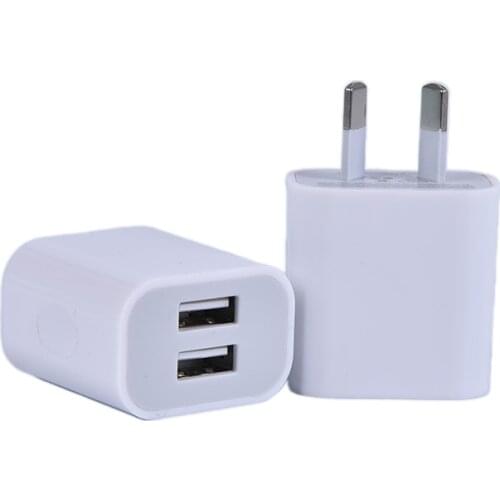 AU Plug Two USB Ports Mobile Phone Charger DC 5V 2A Output Power Adapter Used For Mobile Phone Tablet PC