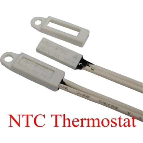 100PCS Thermostat KSD9700/TB02 40C-150C 100C 105C 110C 120C 15*5.4*2.4 Bimetal Disc Temperature Switch Thermal Protector degree