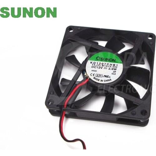 Original SUNON KD1207PHB1 70mm 7cm DC 12V 2.9W cooling fans 7015 70x70x15mm