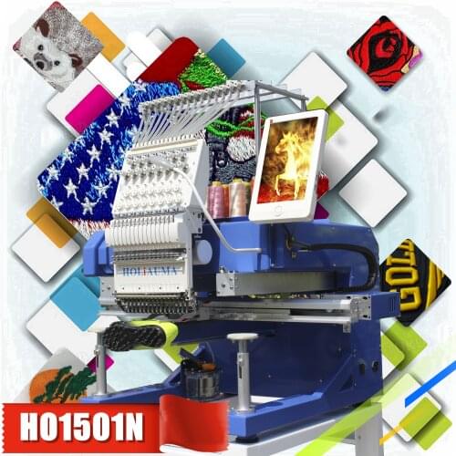 Holiauma Large Emboridery Area Solution Single Head Embroidery Machine Similar Tajima Embroidery Machine for cap/tshirt/flat/3d