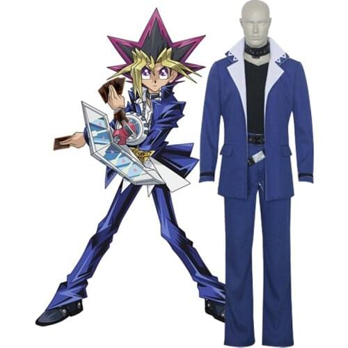 Yu-Gi-Oh! King of Games Little Yugi Yuugi Mutou Yugi Muto Domino High School Uniform Outfit Clothing Anime Cosplay Costume C012