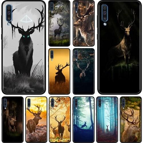 Protective Fundas For Samsung S21 S20 FE Ultra Case Animal Deer Hunting Camo Cover For Galaxy S10 Lite S10e S9 S8 S7 Plus Guscio