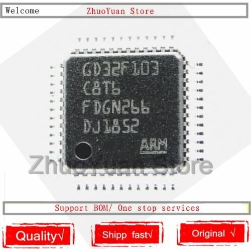 1PCS/lot GD32F103C8T6 GD32F103C8 32F103C8T6 LQFP48 New original IC Chip