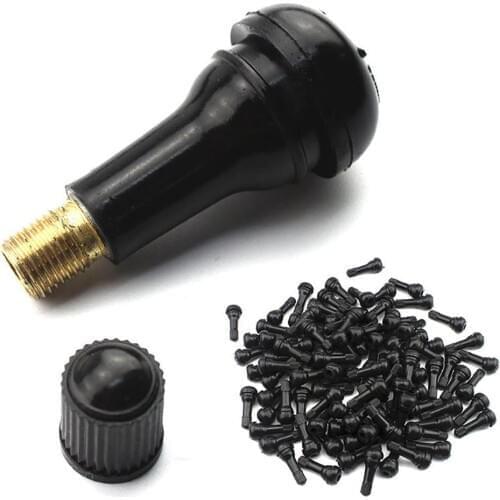 10Pcs Durable Car Snap-In Tubeless Vacuum Tire Tyre Valve Stem Rubber Cap Cover