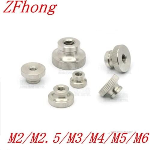 5pcs M3 M4 M5 M6 stainless steel step knurled thumb nut hand tighten nut