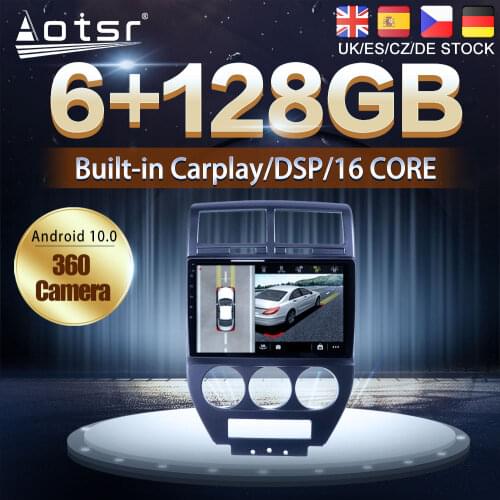 Android 10 128G For Jeep Compass 1 MK 2006 - 2010 Car DVD GPS Navigation Auto Radio Stereo Multimedia Player HeadUnit No 2din