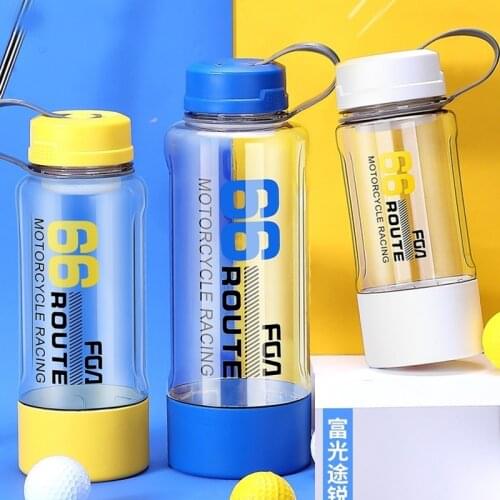 600/1000/1500ML High Quanlity Plastic Water Bottle For Drink Leak Proof Sports Protein Portable Drinkware BPA FREE