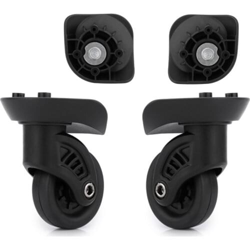 Trolley case universal wheel accessories password suitcase roller caster aircraft wheel maintenance shock absorption 20 26 inch