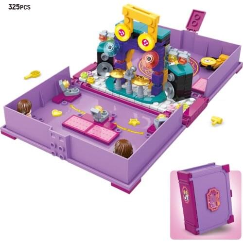 City Girl Creative Series Concert Scene Building Block Book Collection Toy Christmas Gift