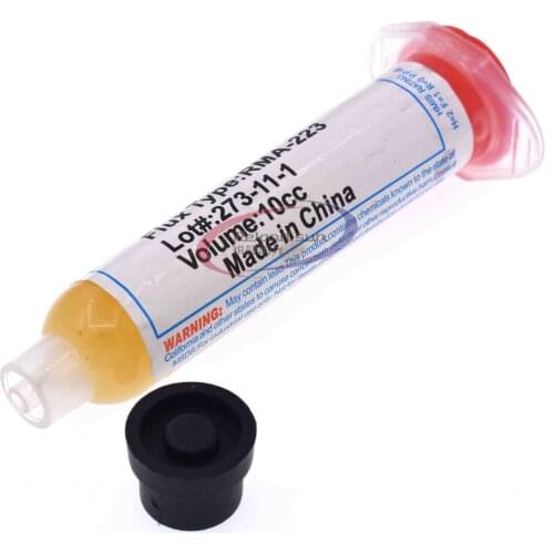 DIY Solder Soldering Paste 10cc Flux Grease RMA223 RMA-223 for Chips Computer Phone LED BGA SMD PGA PCB Repair Tool