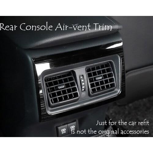 For Toyota Camry 2018 2019 2020 XV70 Car Rear Console Air Conditioner Outlet Cover Trim Garnish Decorative fit for Oil model