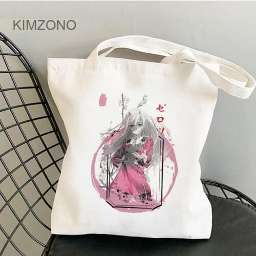 Darling in the Franxx Assassination Classroom shopping bag bolsas de tela bolso recycle bag eco bag boodschappentas net sacolas