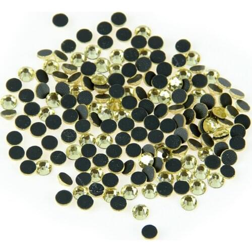 Hot Sale ss20 (4.6-4.8mm) DMC Hotfix Rhinestones Jonquil 100Gross DIY Iron-on Garment Crystals Free Shipping