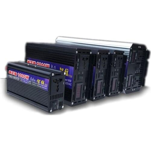 Pure Sine Wave Inverter 12V/24V/48V 1000w Voltage transformer Power Inverter DC12V to AC 220V 110V Converter