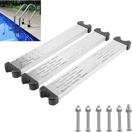 Swimming pool Stainless Steel Pool Ladder Pedal Non Slip Replacement Durable Pool Accessories Easy Installation TN88