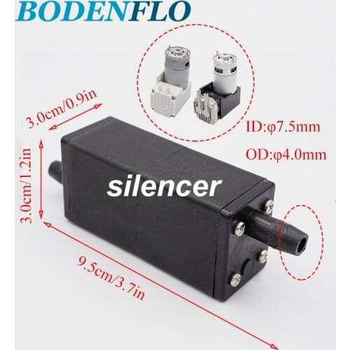 Micro Air Vacuum Pump Muffler Reduce Noise And Lower Sound Silencer BD-001S