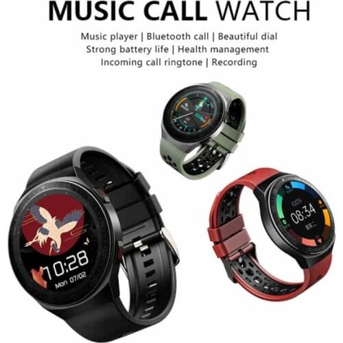 Fashion Smart Watch Smartwatch Bluetooth 4.0 Speaker Earphone Men Smart Sport Bracelet Wirstband Music Player Reloj Inteligente