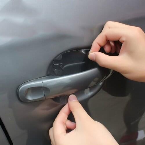 Car Stickers Door Handle Protection Film Invisible Car Handle Scratches Automobile Shakes Car Protector Films