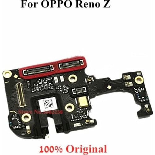 Original Headphone Jack MIC For OPPO Reno Z Microphone Board With Earphone Jack Flex Cable Audio output Connector For RenoZ