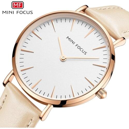 Reloj Mujer Mini focus Women Watches Luxury Brand Quartz Watch Waterproof Fashion Dress Ladies Casual Watch Leather Wristwatch