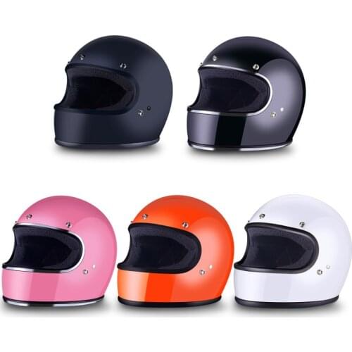 Helmet Full Face For Harley BMW HONDA Motorcycle Moto Vintage Retro ABS Helmet Casco Casque Summer Cascos Para Inner Sun Visor