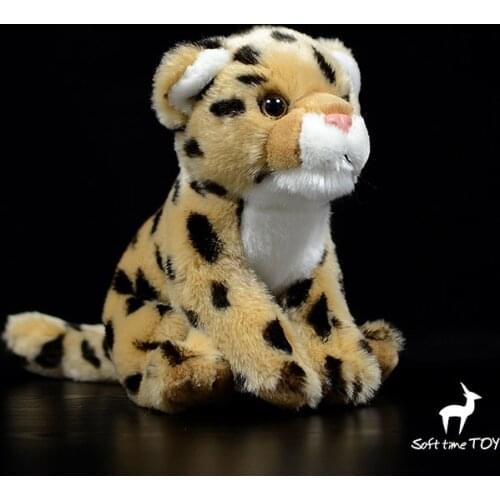 Cute Leopard Dolls Plush Toy Birthday Gifts Real Life Stuffed Toys Store Good Quality