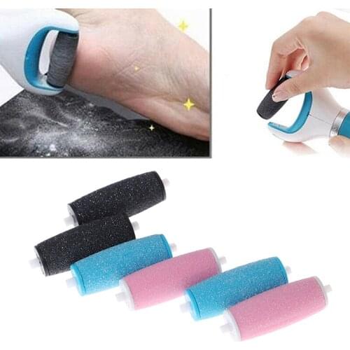 Extra Coarse Replacement Refill Roller Head Dark Gray For Electric Pedicure Foot File Tools